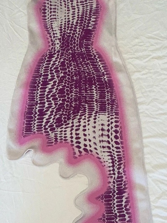PH5 Dresses & Skirts - PH5 Brooklyn Wavy Asymmetric Dress Purple Knit No Tags